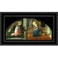 thumbnail image 1 of The Annunciation 24x16 Black Ornate Wood Framed Canvas Art by Lippi, Filippino, 1 of 2