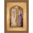thumbnail image 1 of The Annunciation 28x38 Large Gold Ornate Wood Framed Canvas Art by Arthur Hughes, 1 of 2
