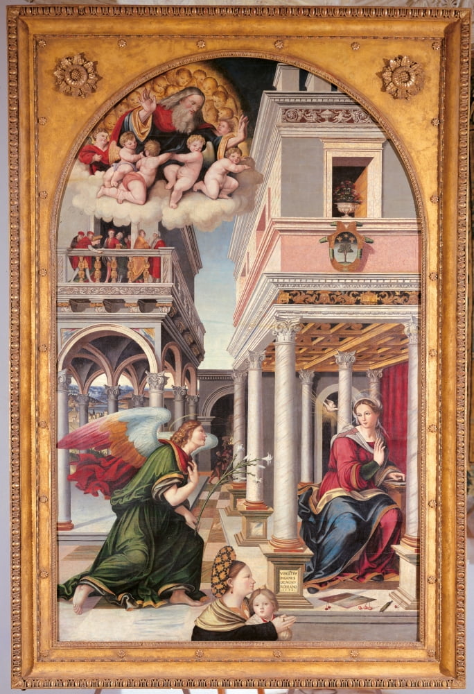 The Annunciation Canvas Art - (24 x 36)