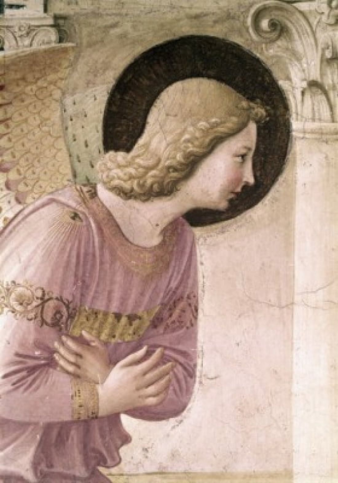 The Annunciation Detail 3 1438-1445 Fra Angelico (ca1395-1455 Italian) Fresco Museo di San Marco Florence Italy Canvas Art - Fra Angelico (18 x 24)
