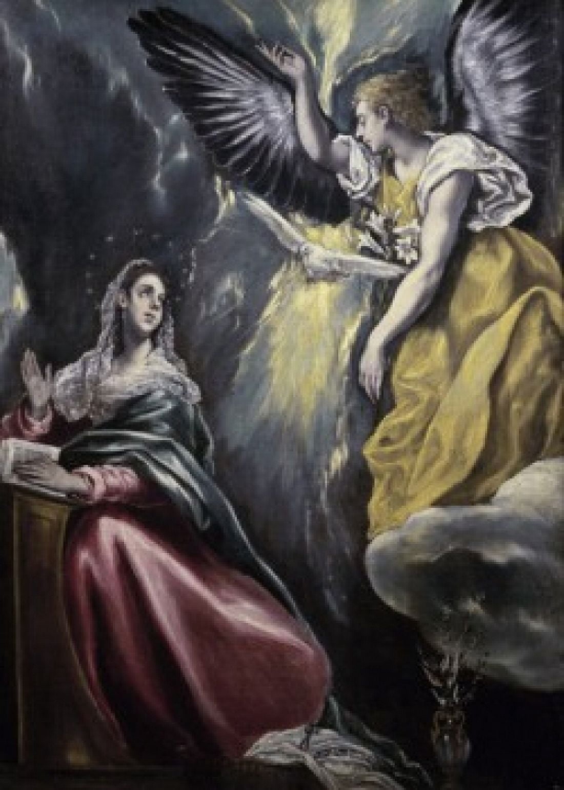The Annunciation El Greco (1541-1614Greek) Canvas Art - El Greco (18 x 24)