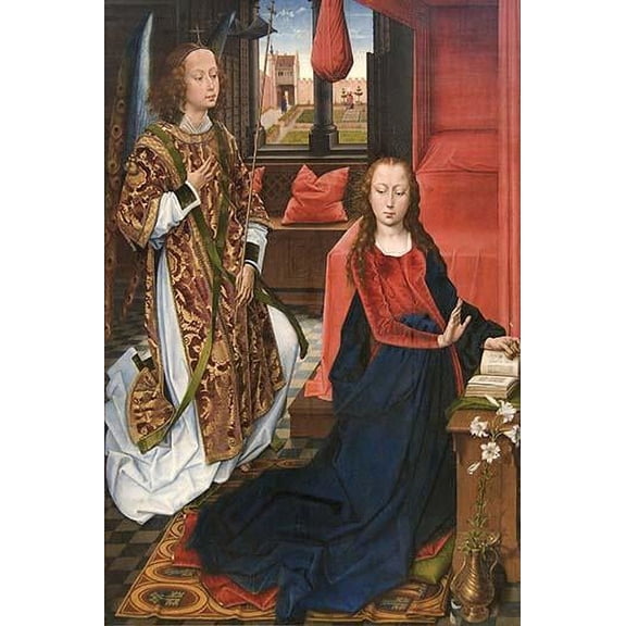 The Annunciation-Fine art canvas print (20" x 30")