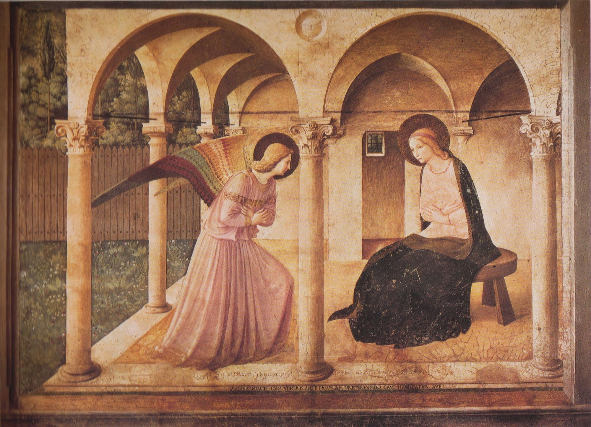 The Annunciation c1436 Canvas Art - Fra Angelico (24 x 36)