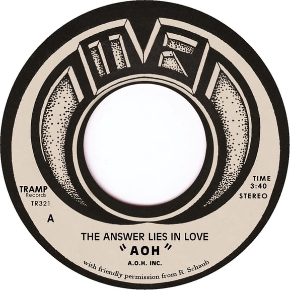 AOH The Answer Lies in Love (Vinyl Record) 7" Single