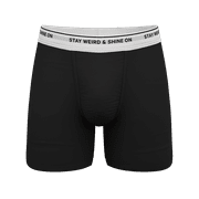 The Anthem | Black Shinesty Ball Hammock Pouch Underwear  3X