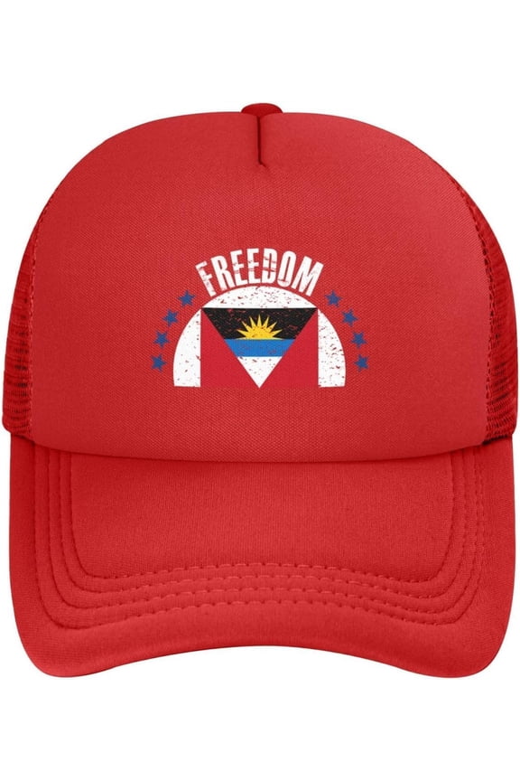 The Antigua and Barbuda Flag and Freedom Baseball Cap for Men Women Snapback Adjustable Mesh Back Hat