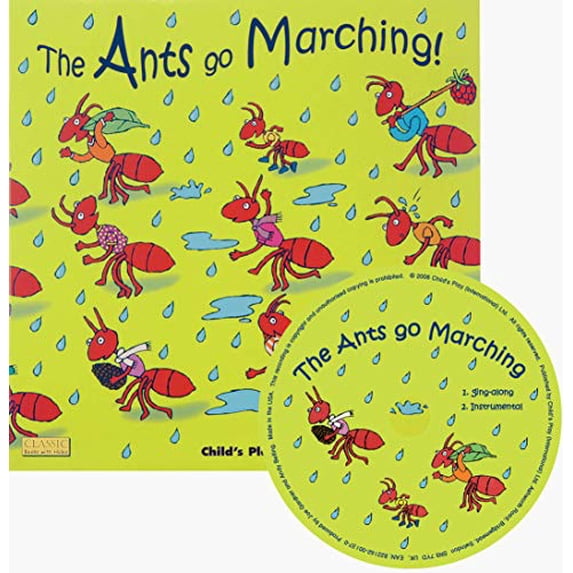 Pre-Owned Classic Books with Holes 8x8 with CD The Ants Go Marching, (Paperback)