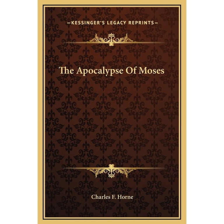 The Apocalypse Of Moses, (Hardcover) - Walmart.com