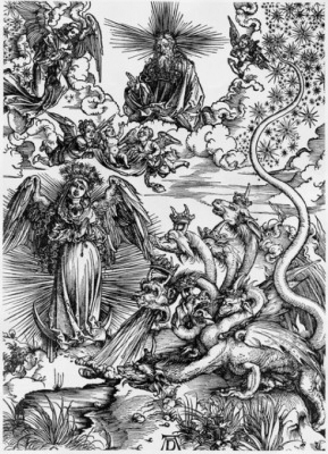 The Apocalyptic Woman Albrecht Durer (1471-1528 German) Engraving Canvas Art - Albrecht Durer (24 x 36)