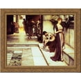 thumbnail image 1 of The Apodyterium 24x20 Gold Ornate Wood Framed Canvas Art by Alma Tadema, Sir Lawrence, 1 of 2