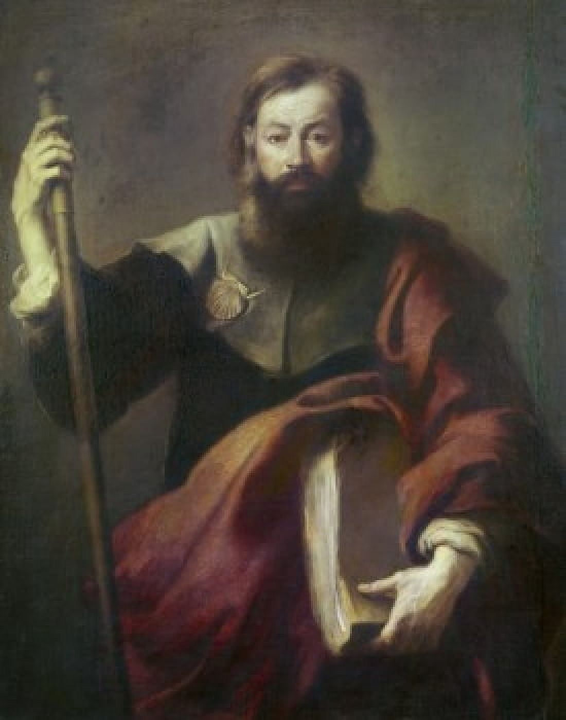 The Apostle James Bartolome Esteban Murillo (1617-1682Spanish) Canvas Art - Bartolome Esteban Murillo (24 x 36)