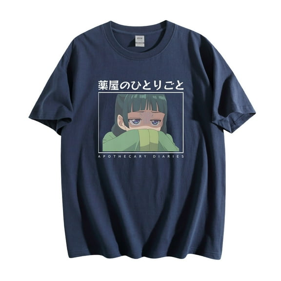The Apothecary Diaries Anime Cotton T-shirt Unisex Crewneck Short Sleeve Tee Casual Streetwear Tops