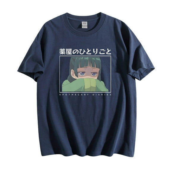 The Apothecary Diaries Anime Cotton T-shirt Unisex Crewneck Short Sleeve Tee Casual Streetwear Tops