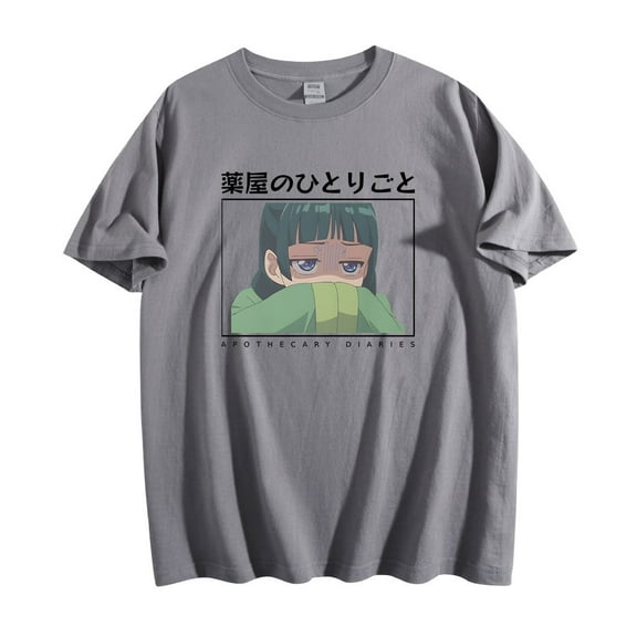 The Apothecary Diaries Anime Cotton T-shirt Unisex Crewneck Short Sleeve Tee Casual Streetwear Tops