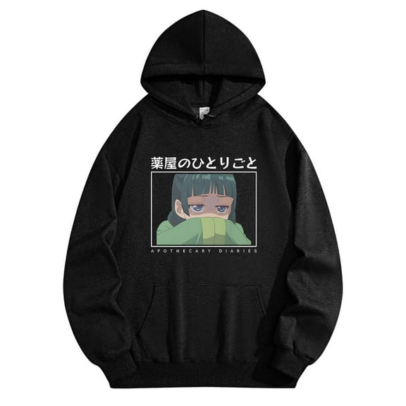 The Apothecary Diaries Anime Hoodie Women Men Hooded Long Sleeve Sweatshirt Pullover Clothes