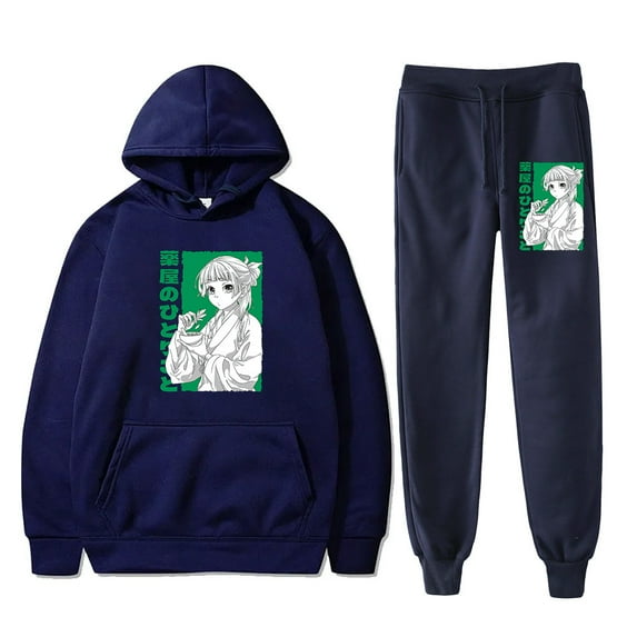 The Apothecary Diaries Anime Merch Hoodies Jogger Pants Set Cosplay Unisex Fashion Streetwear