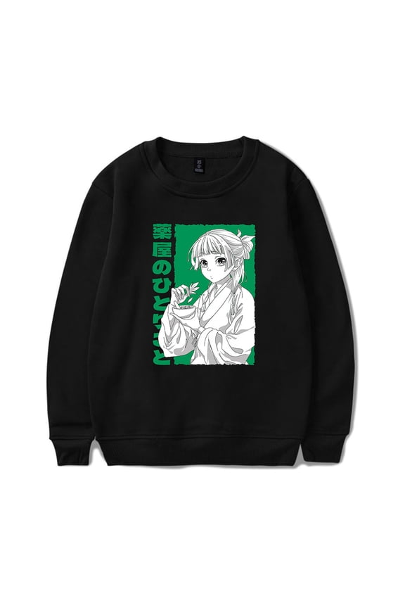 The Apothecary Diaries Anime Merch Long Sleeve Tee Cosplay Unisex Fashion Crewneck Sweatshirts