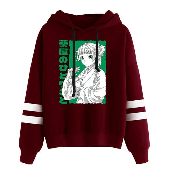 The Apothecary Diaries Anime Merch Pullovers Pocketless Parallel Bars Sleeve Streetwear