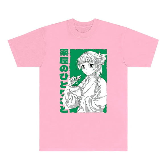 The Apothecary Diaries Anime Merch T-Shirts Cosplay Unisex Fashion Short Sleeve Crewneck Tee