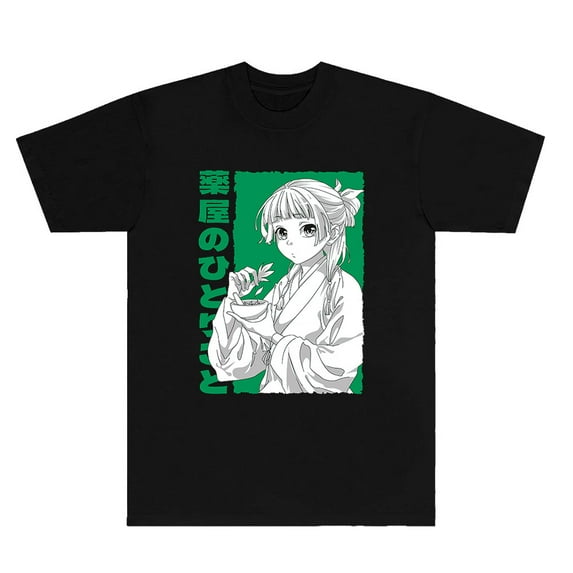 The Apothecary Diaries Anime Merch T-Shirts Cosplay Unisex Fashion Short Sleeve Crewneck Tee