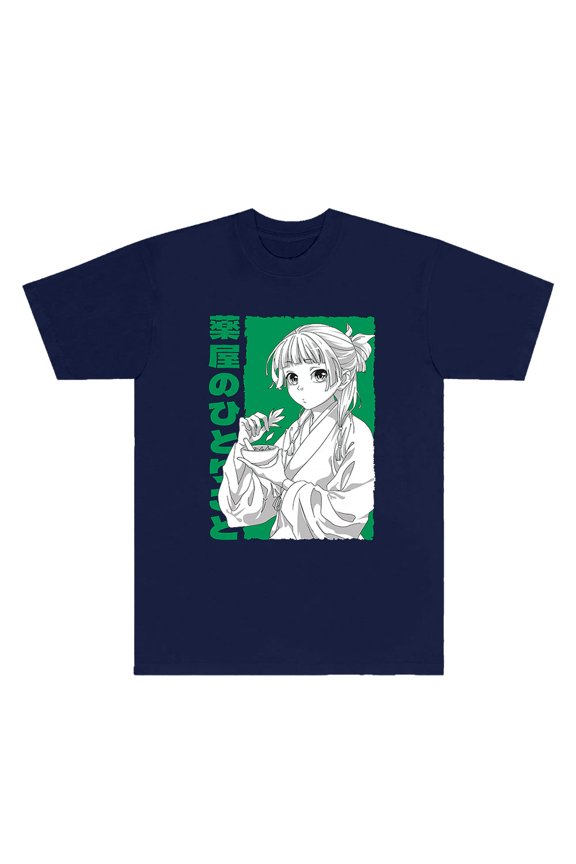 The Apothecary Diaries Anime Merch T-Shirts Cosplay Unisex Fashion Short Sleeve Crewneck Tee