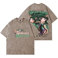 thumbnail image 1 of The Apothecary Diaries Maomao Green Wash T-Shirts Streetwear Tops Unisex Cotton Short Sleeve Tee, 1 of 6