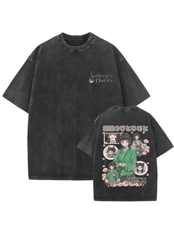 The Apothecary Diaries Maomao Shirt Man/women Anime Short Sleeve Shirt Casual T-Shirts Cloth