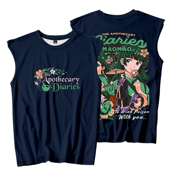 The Apothecary Diaries Maomao Sleeveless T-Shirts Cosplay Unisex Fashion Streetwear Tee