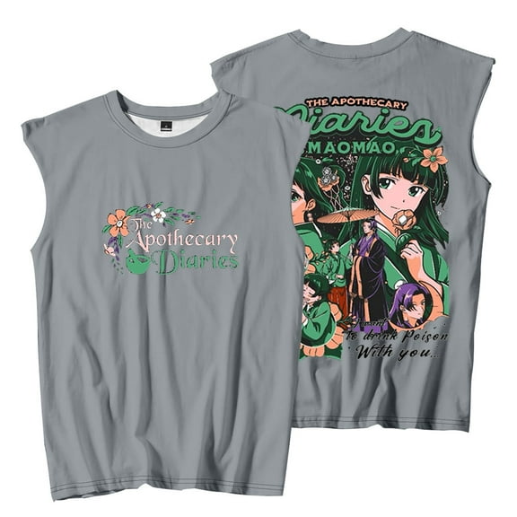 The Apothecary Diaries Maomao Sleeveless T-Shirts Cosplay Unisex Fashion Streetwear Tee