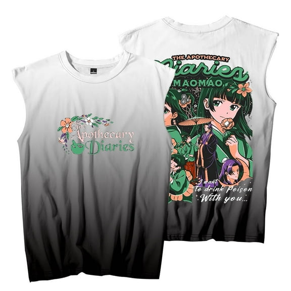 The Apothecary Diaries Maomao Sleeveless T-Shirts Cosplay Unisex Fashion Streetwear Tee