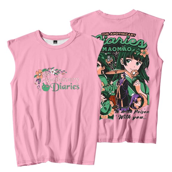 The Apothecary Diaries Maomao Sleeveless T-Shirts Cosplay Unisex Fashion Streetwear Tee