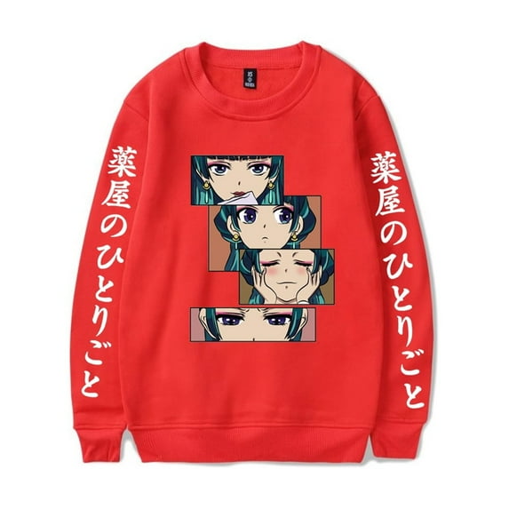 The Apothecary Diaries Merch Long Sleeve Sports Tops Casual Sweatshirt Unisex Fashion Pullovers