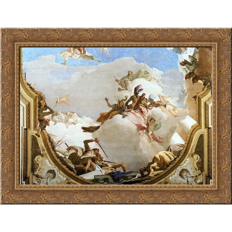 The Apotheosis of the Pisani Family [detail #1] 24x20 Gold Ornate