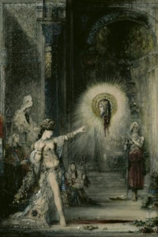 The Apparition 1874-76 Gustave Moreau (1826-1898 French) Watercolor on paper Musee du Louvre Paris France Canvas Art - Gustave Moreau (24 x 36)