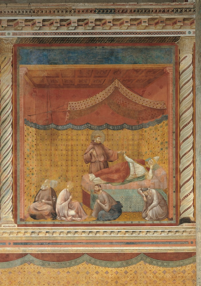 The Apparition To Gregory Ix Canvas Art - (24 x 36)