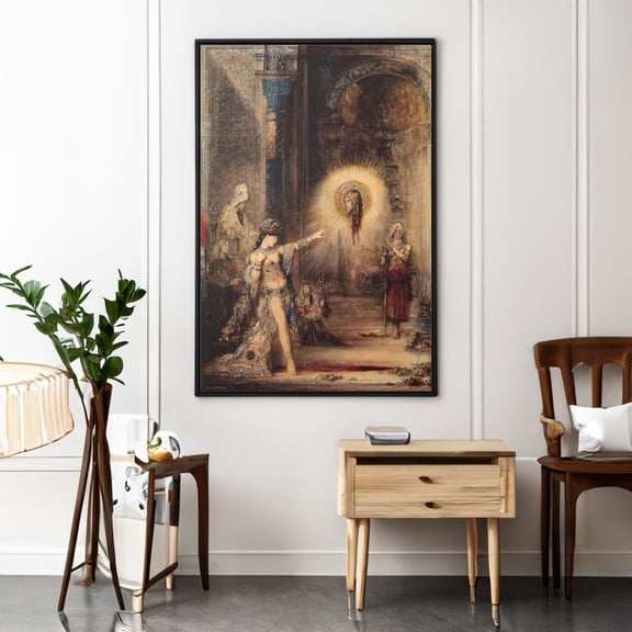 The Apparition by Gustave Moreau Poster Wall Art Reproduction, Unframed Canvas 16x20in