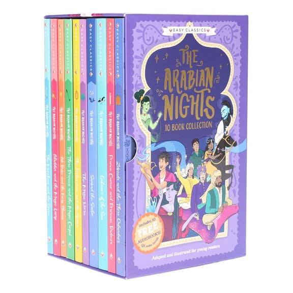 The Arabian Nights Series (Easy Classics) 10 Books - Ages 7-11 - Paperback