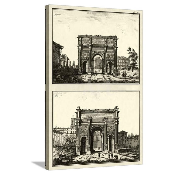 The Arch of Constantine, Stretched Canvas Wall Art by Diderot Sold by Art.Com