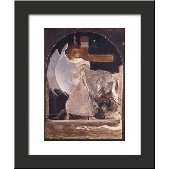 The Archangel, Study for The Grounding of Faith 20x24 Framed Art Print by Nikolaos Gyzis