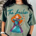 thumbnail image 1 of The Archer Merida Comfort Color T-Shirt, Valentine Gift, Trending Unisex Tee, Disneyland Vacation Trip Gift 2025,Moss Color,Size 3XL, 1 of 2