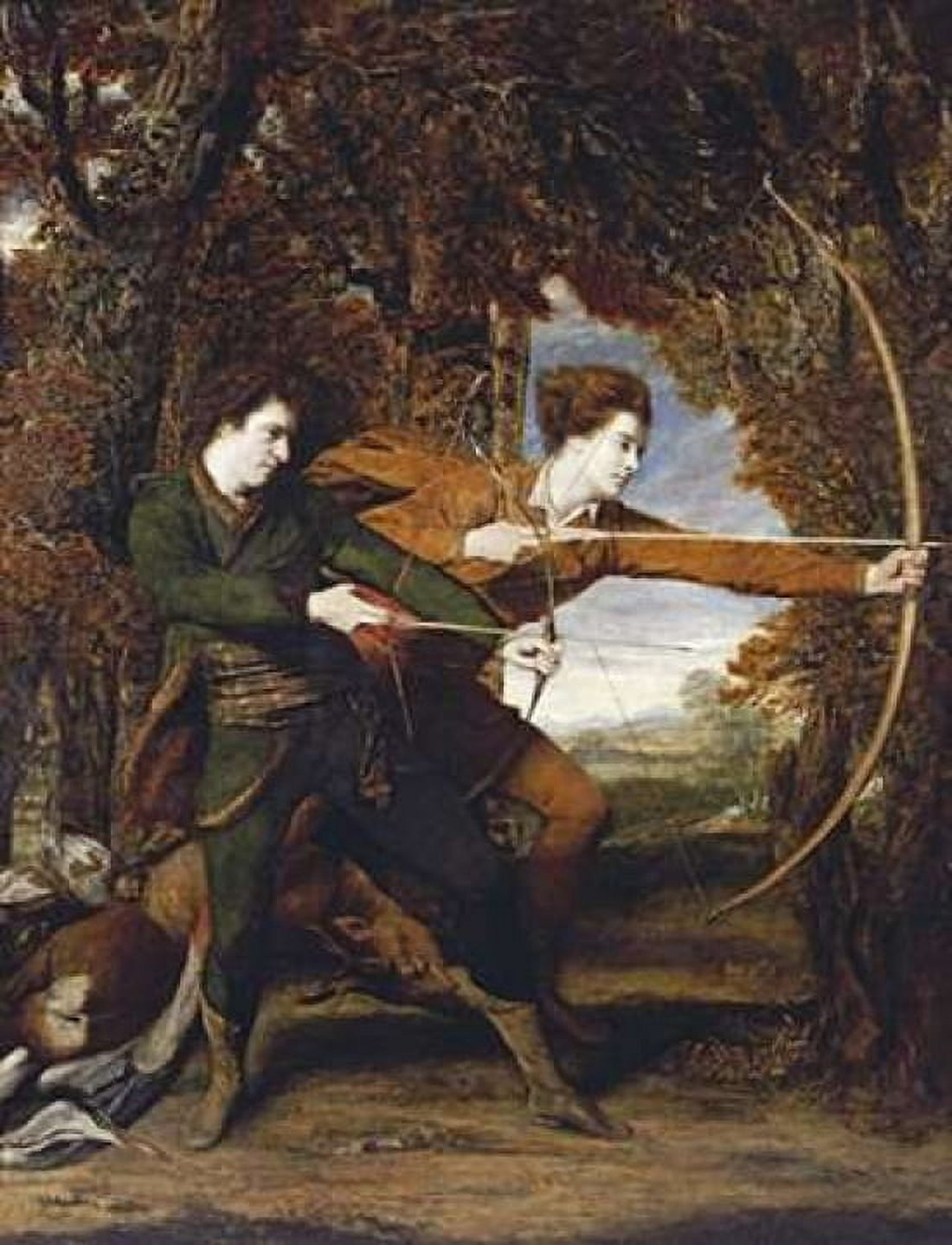 The Archers Canvas Art - Sir Joshua Reynolds (22 x 28)