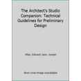 thumbnail image 1 of Pre-Owned The Architect's Studio Companion: Technical Guidelines for Preliminary Design (Hardcover) 0471632201 9780471632207, 1 of 1