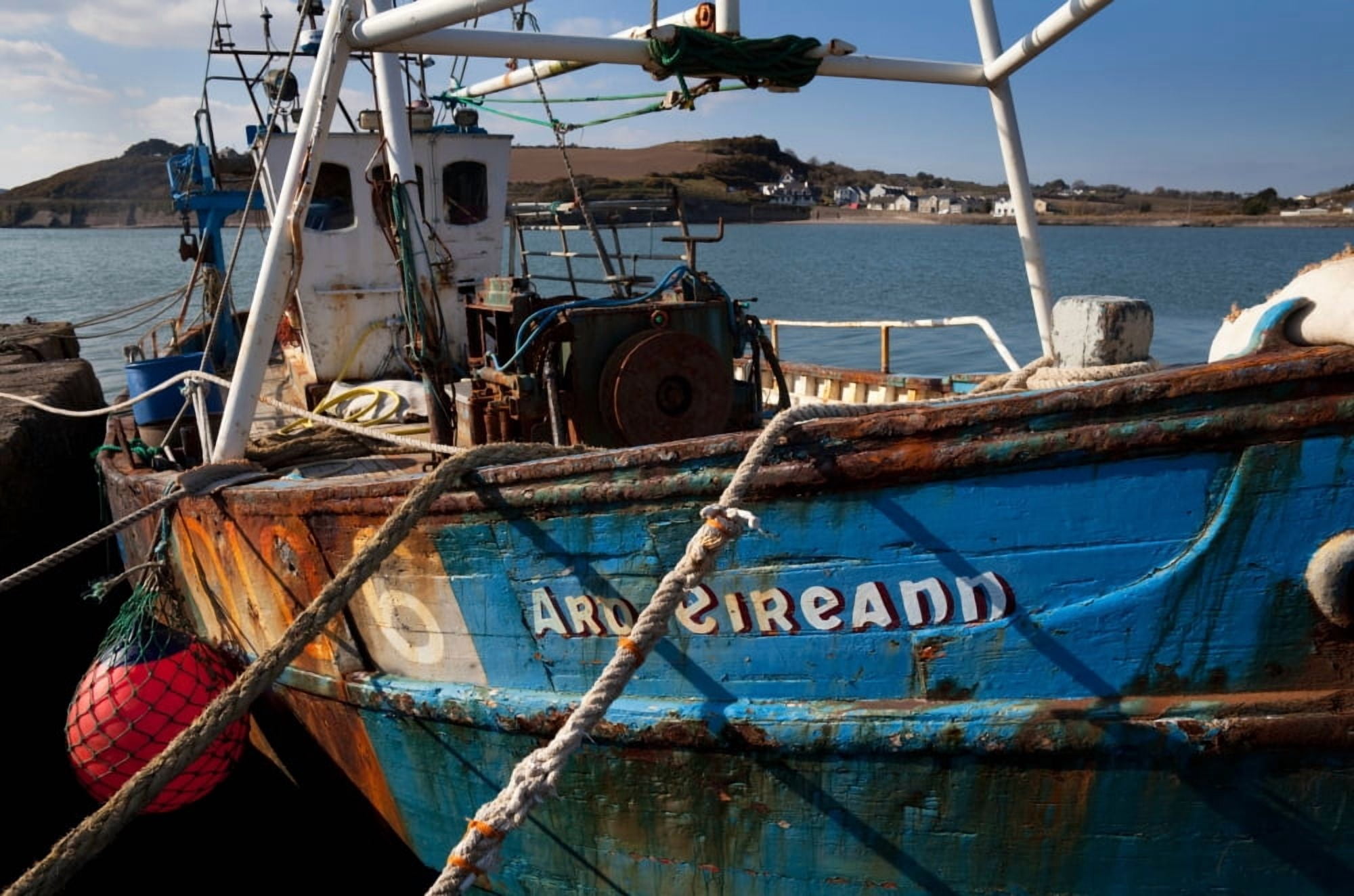 The Ard Eireann Fishing Boat Arthurstown Fishing Harbour County Wexford Ireland Canvas Art - Panoramic Images (12 x 36)