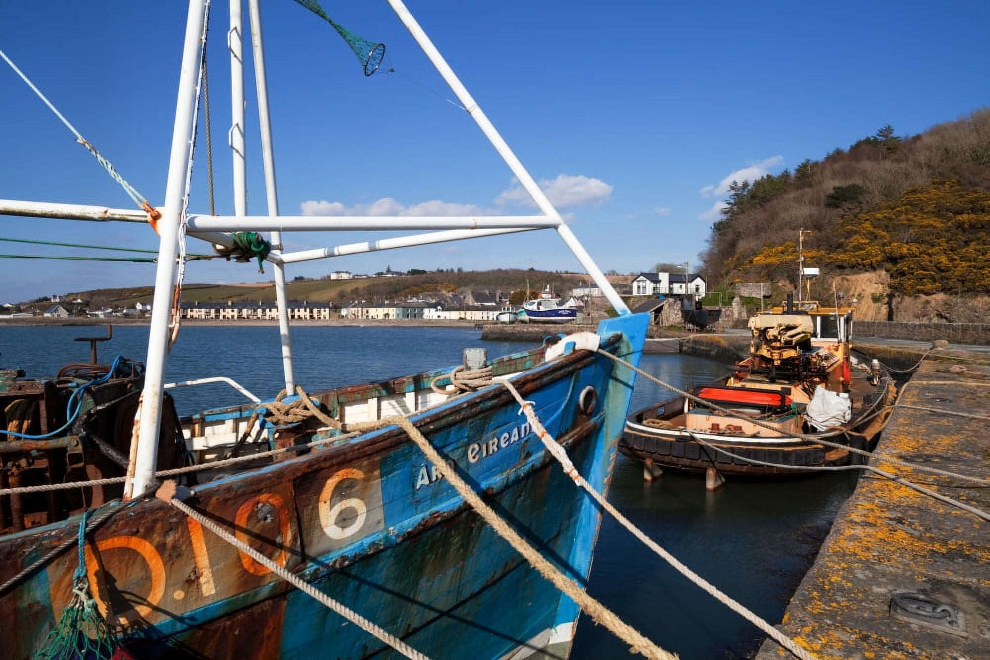 The Ard Eireann Fishing Boat Arthurstown Fishing Harbour County Wexford Ireland Canvas Art - Panoramic Images (27 x 9)