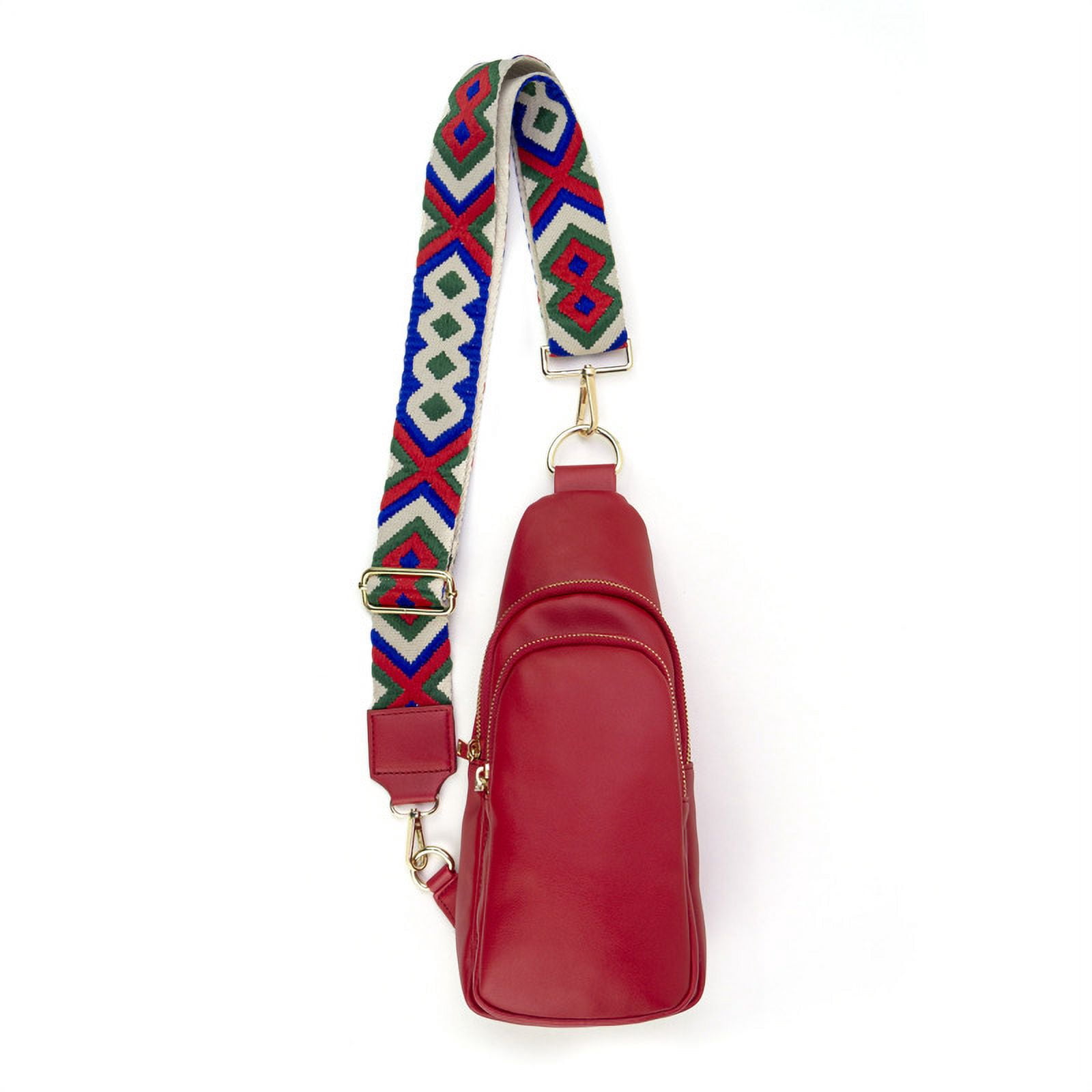 The Arden | Vegan Leather Sling Bag with Guitar Strap