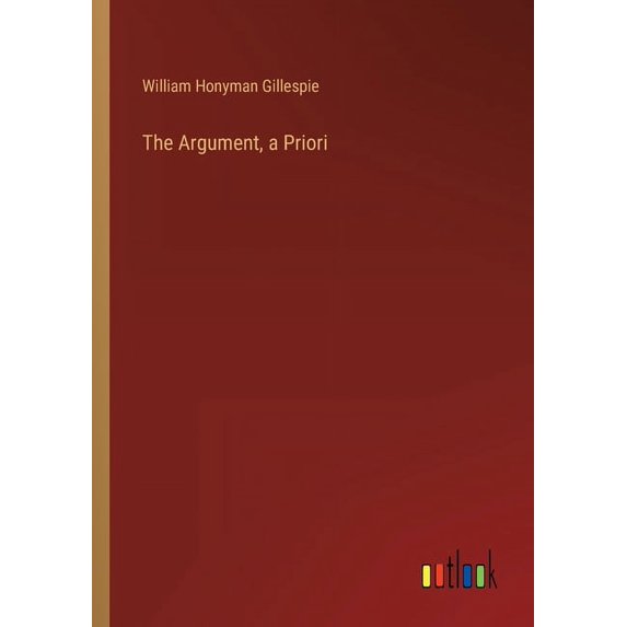The Argument, A Priori - 9783368129781