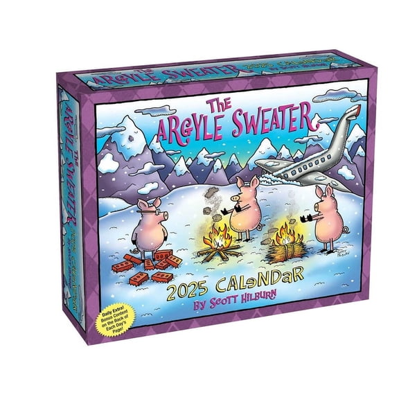 The Argyle Sweater 2025 Day-To-Day Calendar, (Paperback)