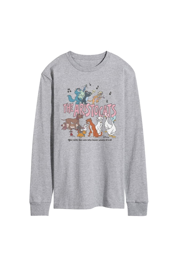 The Aristocats - Aristocats Group - Men's Long Sleeve Graphic T-Shirt