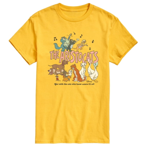 The Aristocats - Aristocats Group - Men's Short Sleeve Graphic T-Shirt