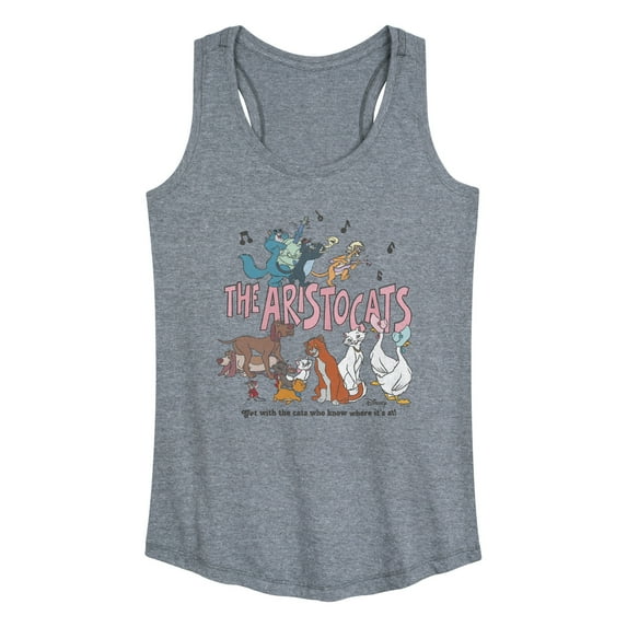 The Aristocats - Aristocats Group - Women's Racerback Graphic Tank